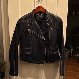 Women’s J.Crew leather jacket
